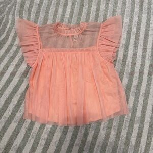 Joie Peach Tulle Party Dress for Kids